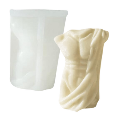 Molde de Silicón Cuerpos Humanos Mujer y Hombre Torsos 3D