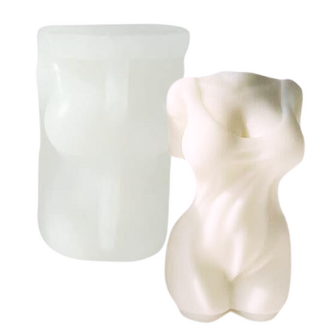 Molde de Silicón Cuerpos Humanos Mujer y Hombre Torsos 3D