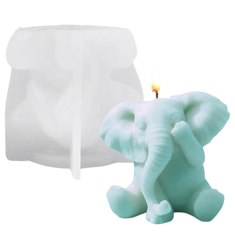 Molde Elefante No Mires 3D