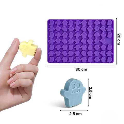 Molde Mini Fantasmas 70 cavidades