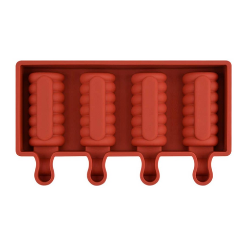 Molde para Paleta Twist 4 Cavidades Molde de Silicón