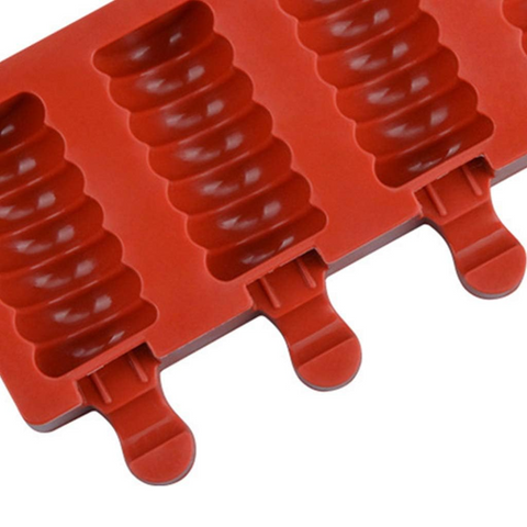 Molde para Paleta Twist 4 Cavidades Molde de Silicón