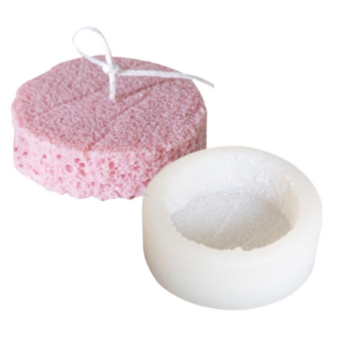 Molde Pan de Pastel 3D para Vela Molde de Silicón