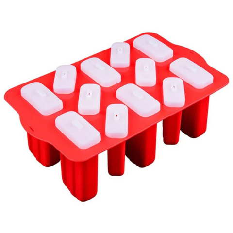 Molde para 12 Paletas de Hielo, Molde de Silicón