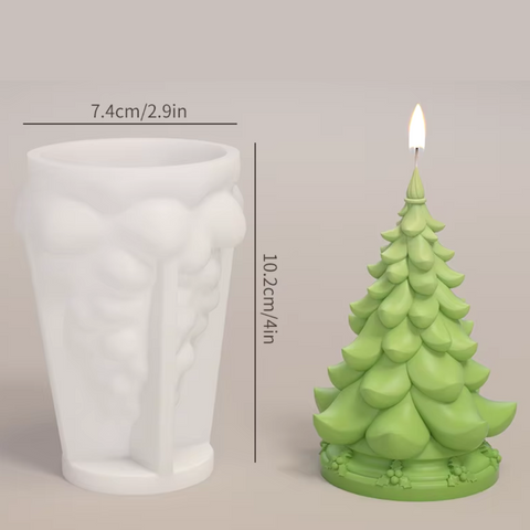 Molde Pino Navideño Picos Curvi