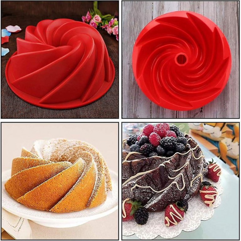 Molde para Gelatina de Rosca en Espiral