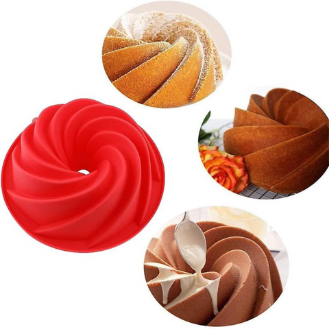 Molde para Gelatina de Rosca en Espiral