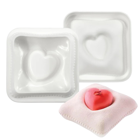 Molde Almohada Corazón 3D