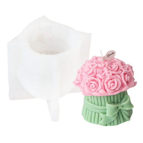 Molde Ramo Rosas 3D