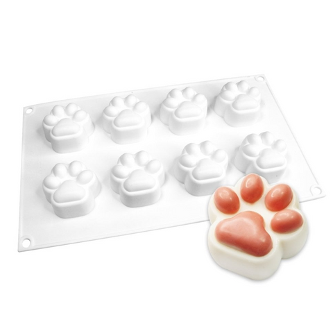 Molde 8 Huellas de Perro para Repostería