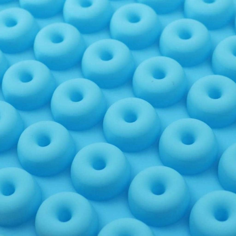 Molde de Mini Donitas de Silicón 48 donitas