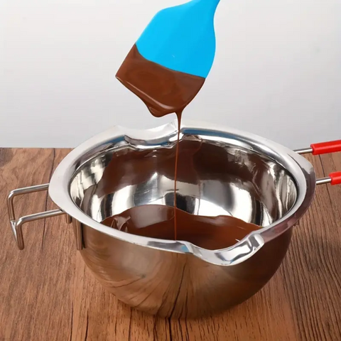 Olla de Doble Acero Inoxidable para Baño María 600 ml