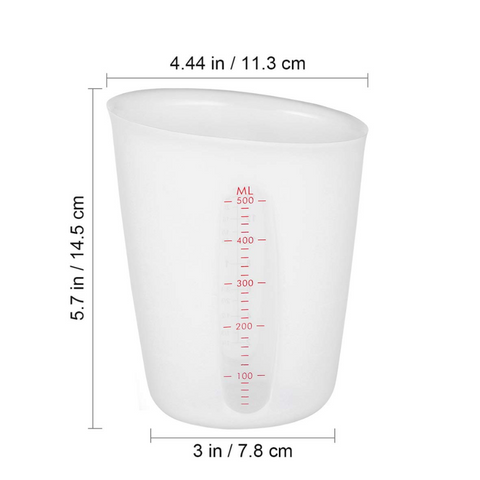 Vaso Medidor Silicón 500 ml