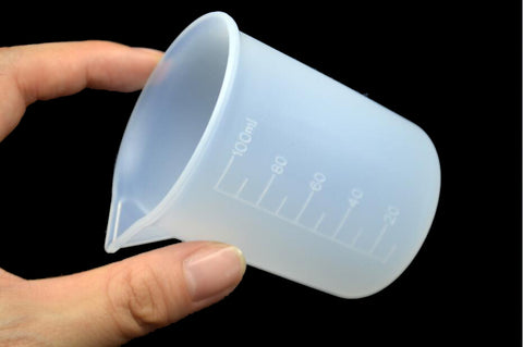 Vaso Medidor de Silicón 100ml para Manualidades