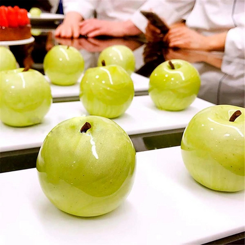 Molde de Silicón 6 Manzanas Grandes en 3D