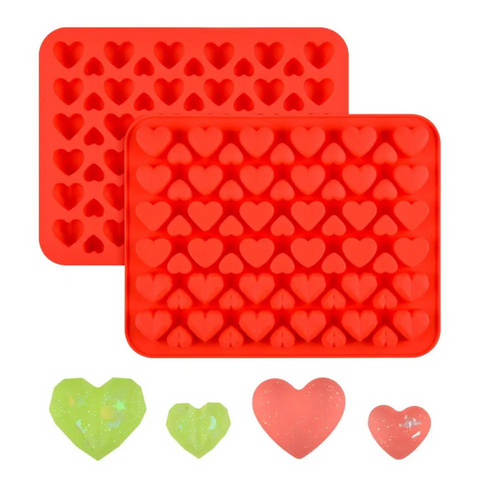 Molde Mini Corazones Mix Combinados 66