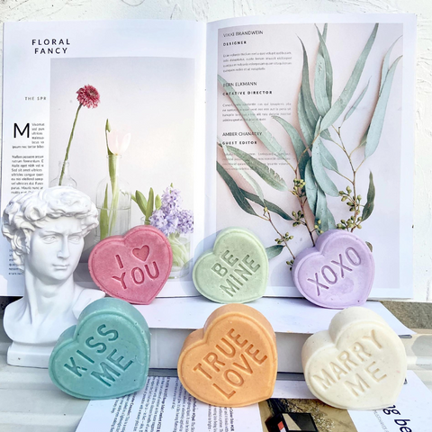 Moldes Corazón con Frases