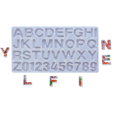 Molde para Resina Letras Grandes
