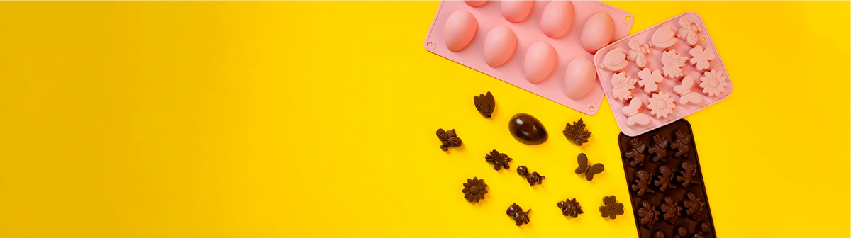 Foto de diferentes Moldes de silicón para chocolates - Moldemanía