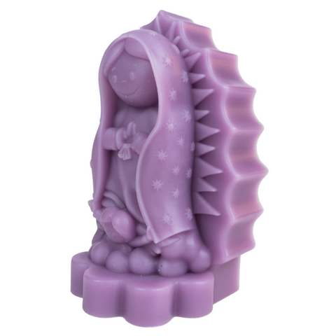 Molde Virgencita Plis 3D 11 cm Molde de Silicón