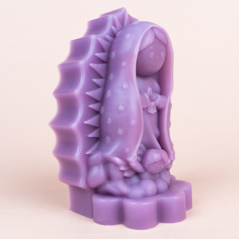 Molde Virgencita Plis 3D 11 cm Molde de Silicón