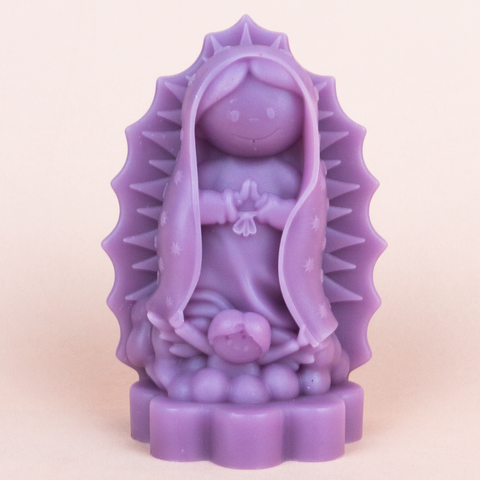 Molde Virgencita Plis 3D 11 cm Molde de Silicón