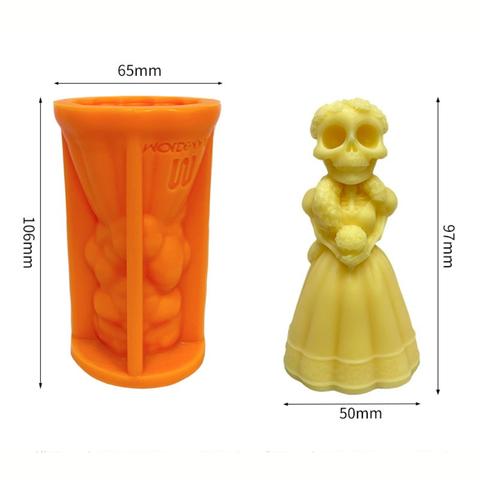Molde Catrina 3D