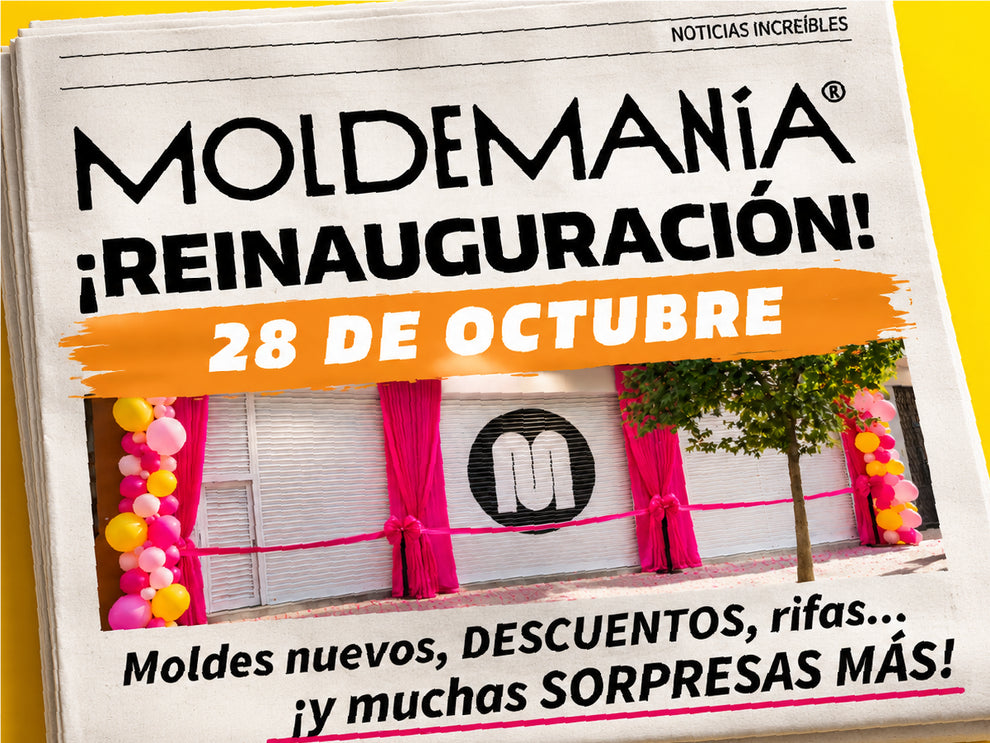 Banner para la reinauguración de la tienda Moldemanía en Mesones #75 en movil