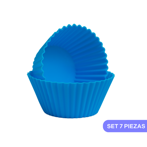 Set 12 Capacillos de Silicón 7 cm