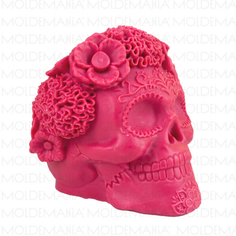 Molde Catrina Calavera Jumbo 3D