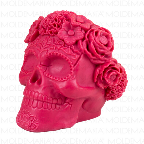 Molde Catrina Calavera Jumbo 3D