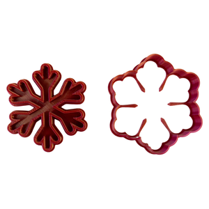Cortador con Sello Copo de Nieve 8cm
