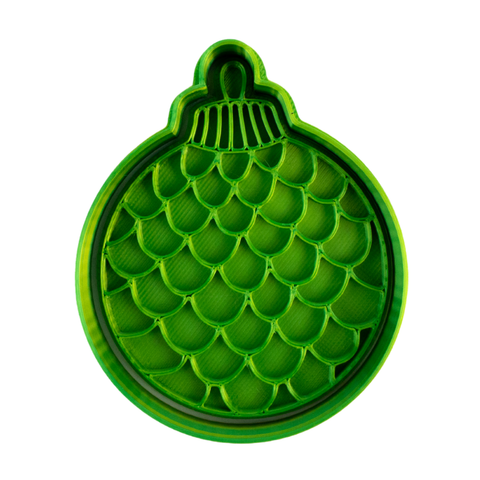 Cortador con Sello Esfera Navideña 8cm