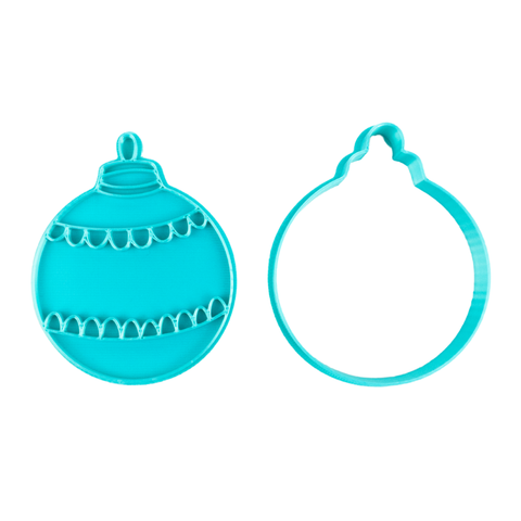 Cortador con Galleta Esfera Clásico 8cm