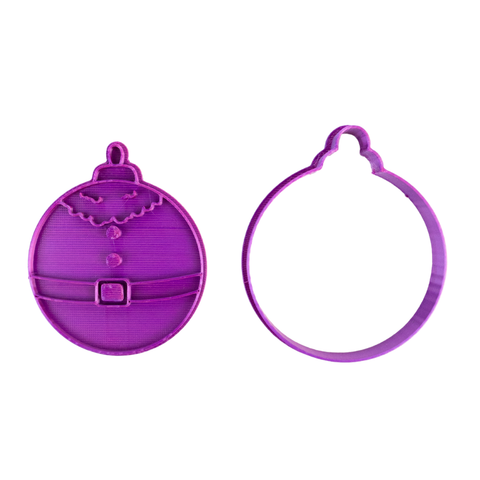 Cortador con Sello Esfera Santa 8cm