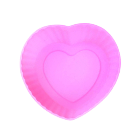 Juego de 6 Capacillos de Corazón (7cm)