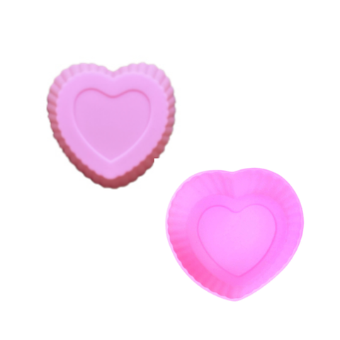 Juego de 6 Capacillos de Corazón (7cm)