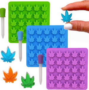 Molde de hojas Mini Motitas para Gomitas