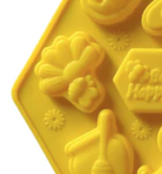 Molde Abejas y Miel Panales de Abejitas para Jabón