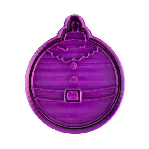 Cortador con Sello Esfera Santa 8cm