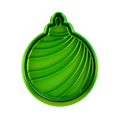 Cortador con Sello Esfera Espiral 8cm