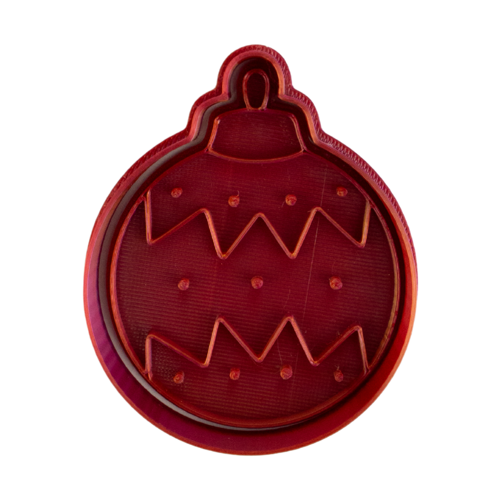 Cortador con Sello Esfera Tradicional 8 cm