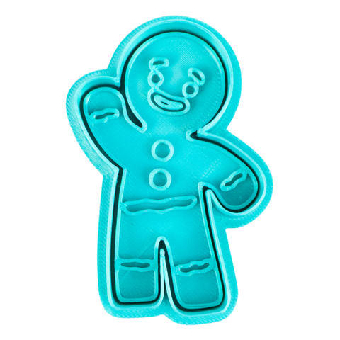 Cortador con Sello Jengibre Botones de Gomita