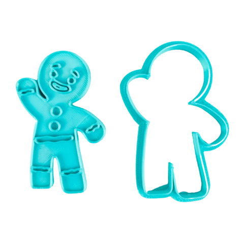 Cortador con Sello Jengibre Botones de Gomita