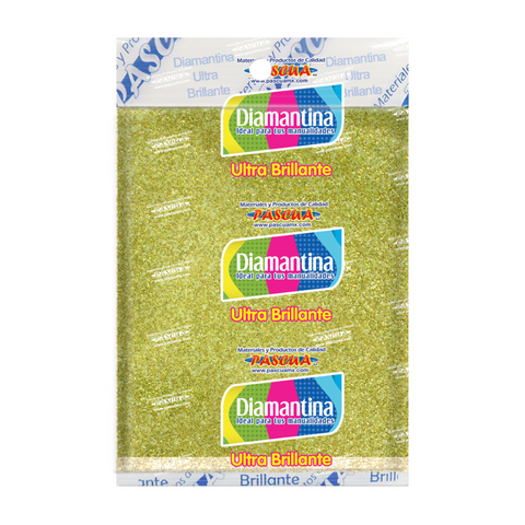 Diamantina Fina Verde Limón 5 grs
