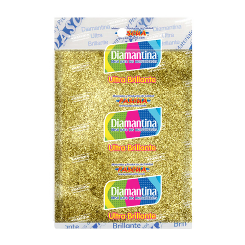 Diamantina Fina Amarillo Oro 50 gr.