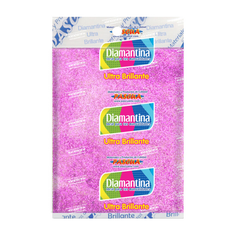 Diamantina Fina Rosa Pastel 50 gr.