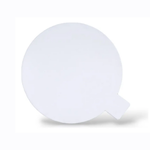 Mini Base de Cartón Blanco con Pestaña 8 cm
