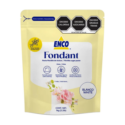 Fondant Blanco 1Kg ENCO