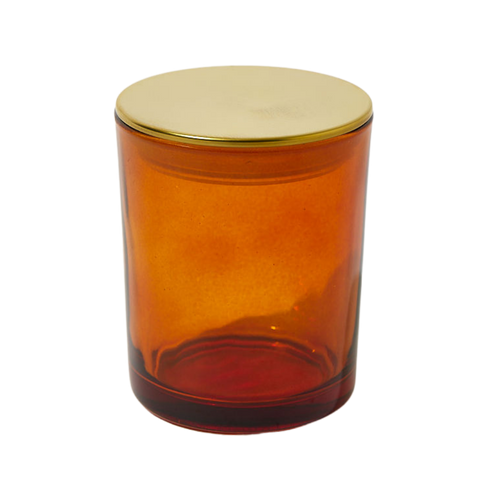 Vaso Ámbar con Tapa Metálica 200 ml